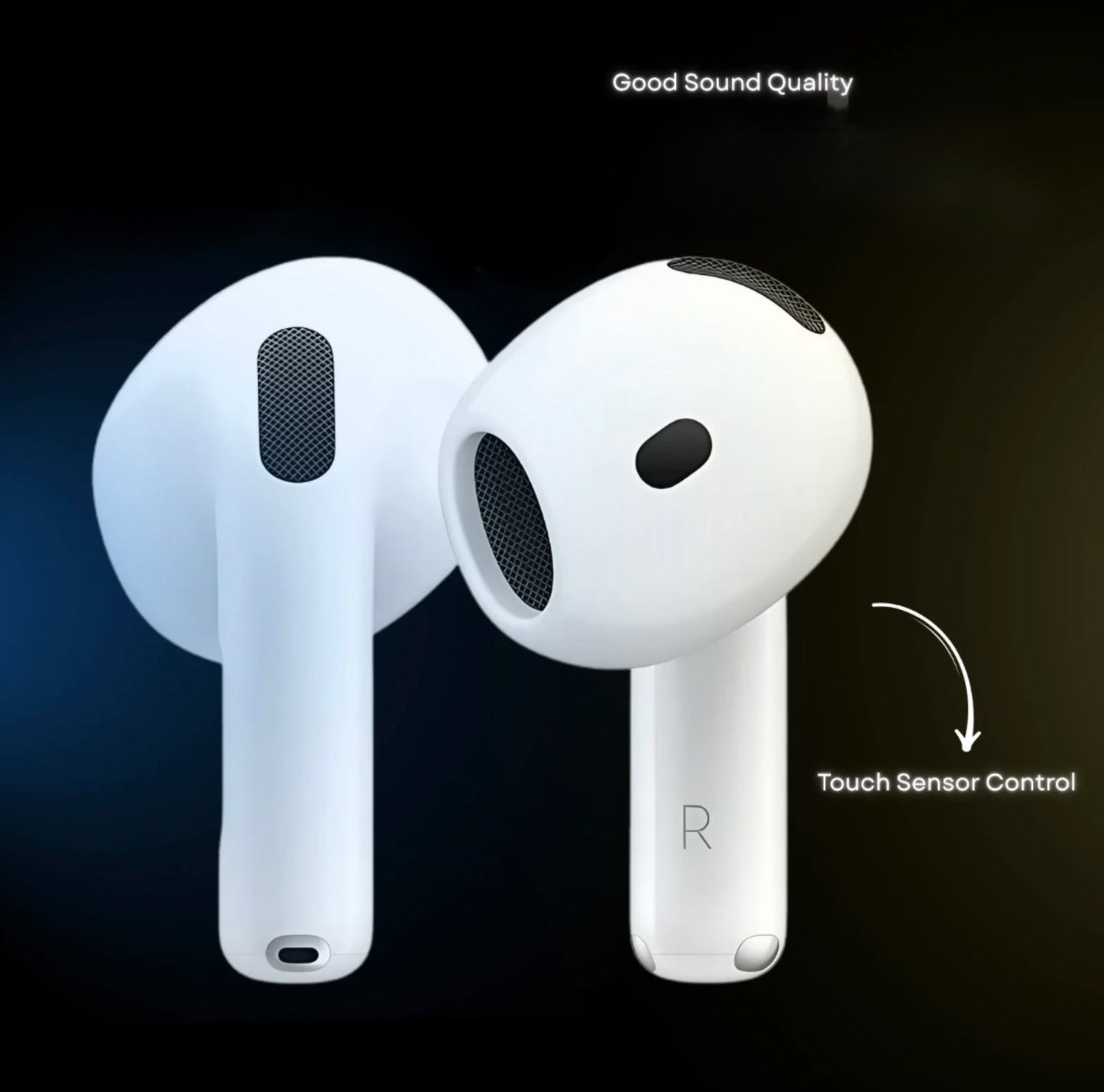 Combo: Evopods 4 -100% ANC + Magnetic Wireless 10000mAh Battery Pack + (USA Quality) Hassle-Free Warranty With FREE Case "